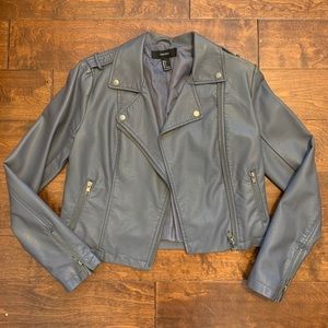 Grey Moto Jacket